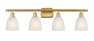 Brookfield - 4 Light - 36 inch - Satin Gold - Bath Vanity Light (516-4W-SG-G441)