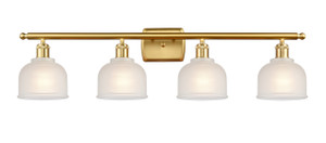 Dayton - 4 Light - 36 inch - Satin Gold - Bath Vanity Light (516-4W-SG-G411)