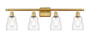 Ellery - 4 Light - 35 inch - Satin Gold - Bath Vanity Light (516-4W-SG-G392)