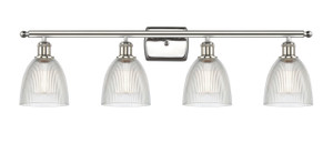 Castile - 4 Light - 36 inch - Polished Nickel - Bath Vanity Light (516-4W-PN-G382)