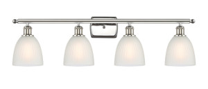 Castile - 4 Light - 36 inch - Polished Nickel - Bath Vanity Light (516-4W-PN-G381)