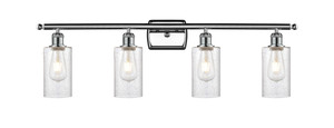 Clymer - 4 Light - 34 inch - Polished Chrome - Bath Vanity Light (516-4W-PC-G804)