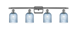 Bridal Veil - 4 Light - 35 inch - Polished Chrome - Bath Vanity Light (516-4W-PC-G559-5BL)