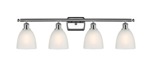 Castile - 4 Light - 36 inch - Polished Chrome - Bath Vanity Light (516-4W-PC-G381)