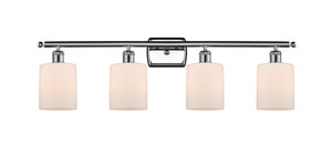 Cobbleskill - 4 Light - 35 inch - Polished Chrome - Bath Vanity Light (516-4W-PC-G111-LED)