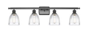 Brookfield - 4 Light - 36 inch - Oil Rubbed Bronze - Bath Vanity Light (516-4W-OB-G442-LED)