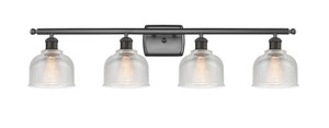 Dayton - 4 Light - 36 inch - Oil Rubbed Bronze - Bath Vanity Light (516-4W-OB-G412-LED)