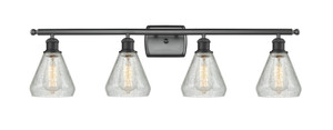 Conesus - 4 Light - 36 inch - Matte Black - Bath Vanity Light (516-4W-BK-G275)