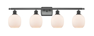 Belfast - 4 Light - 36 inch - Matte Black - Bath Vanity Light (516-4W-BK-G101-LED)