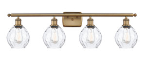 Waverly - 4 Light - 36 inch - Brushed Brass - Bath Vanity Light (516-4W-BB-G362)