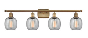 Belfast - 4 Light - 36 inch - Brushed Brass - Bath Vanity Light (516-4W-BB-G104-LED)