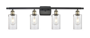 Clymer - 4 Light - 34 inch - Black Antique Brass - Bath Vanity Light (516-4W-BAB-G804)