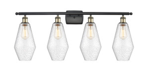 Cindyrella - 4 Light - 37 inch - Black Antique Brass - Bath Vanity Light (516-4W-BAB-G654-7)