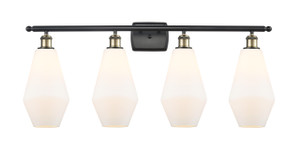 Cindyrella - 4 Light - 37 inch - Black Antique Brass - Bath Vanity Light (516-4W-BAB-G651-7)