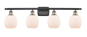 Belfast - 4 Light - 36 inch - Black Antique Brass - Bath Vanity Light (516-4W-BAB-G101) Belfast - 4 Light - 36 inch - Black Antique Brass - Bath Vanity Light (516-4W-BAB-G101)