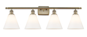 Berkshire - 4 Light - 38 inch - Antique Brass - Bath Vanity Light (516-4W-AB-GBC-81)