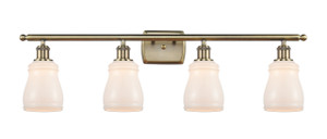 Ellery - 4 Light - 35 inch - Antique Brass - Bath Vanity Light (516-4W-AB-G391)