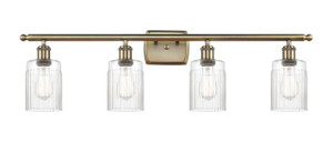 Hadley - 4 Light - 35 inch - Antique Brass - Bath Vanity Light (516-4W-AB-G342-LED)