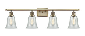 Hanover - 4 Light - 36 inch - Antique Brass - Bath Vanity Light (516-4W-AB-G2812-LED)