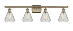 Conesus - 4 Light - 36 inch - Antique Brass - Bath Vanity Light (516-4W-AB-G275)