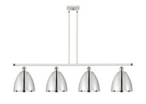 Bristol - 4 Light - 48 inch - White Polished Chrome - Cord hung - Island Light (516-4I-WPC-MBD-9-PC)