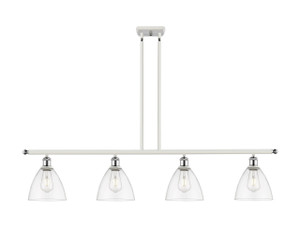 Bristol - 4 Light - 48 inch - White Polished Chrome - Cord hung - Island Light (516-4I-WPC-GBD-752)