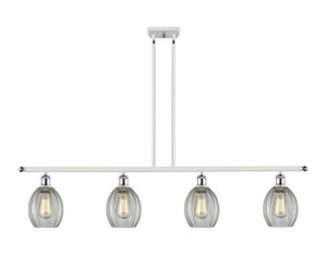 Eaton - 4 Light - 48 inch - White Polished Chrome - Cord hung - Island Light (516-4I-WPC-G82-LED)