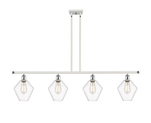Cindyrella - 4 Light - 48 inch - White Polished Chrome - Cord hung - Island Light (516-4I-WPC-G652-8-LED)