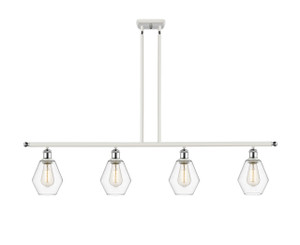 Cindyrella - 4 Light - 48 inch - White Polished Chrome - Cord hung - Island Light (516-4I-WPC-G652-6)