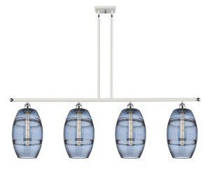 Vaz - 4 Light - 48 inch - White Polished Chrome - Cord hung - Island Light (516-4I-WPC-G557-8BL)