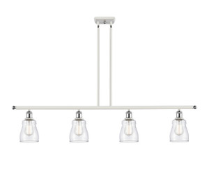 Ellery - 4 Light - 48 inch - White Polished Chrome - Cord hung - Island Light (516-4I-WPC-G392)