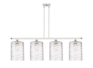Cobbleskill - 4 Light - 48 inch - White Polished Chrome - Cord hung - Island Light (516-4I-WPC-G1113-L)