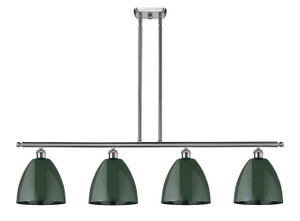 Plymouth - 4 Light - 48 inch - Brushed Satin Nickel - Cord hung - Island Light (516-4I-SN-MBD-9-GR)