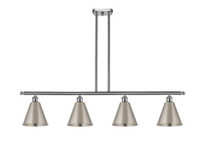 Berkshire - 4 Light - 48 inch - Brushed Satin Nickel - Cord hung - Island Light (516-4I-SN-MBC-8-SN)