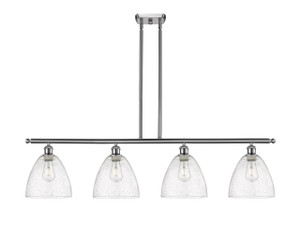 Bristol - 4 Light - 48 inch - Brushed Satin Nickel - Cord hung - Island Light (516-4I-SN-GBD-94)
