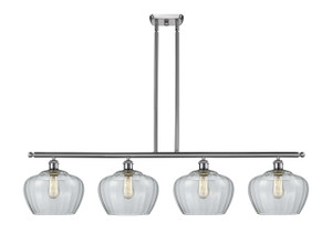 Fenton - 4 Light - 49 inch - Brushed Satin Nickel - Cord hung - Island Light (516-4I-SN-G92-L)