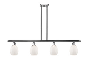 Eaton - 4 Light - 48 inch - Brushed Satin Nickel - Cord hung - Island Light (516-4I-SN-G81-LED)