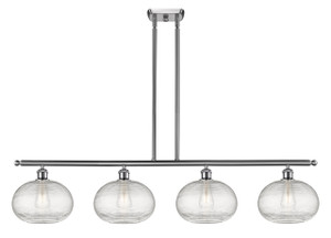 Ithaca - 4 Light - 48 inch - Brushed Satin Nickel - Cord hung - Island Light (516-4I-SN-G555-10CL)