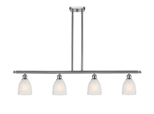 Brookfield - 4 Light - 48 inch - Brushed Satin Nickel - Cord hung - Island Light (516-4I-SN-G441)