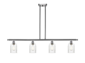 Hadley - 4 Light - 48 inch - Brushed Satin Nickel - Cord hung - Island Light (516-4I-SN-G342-LED)