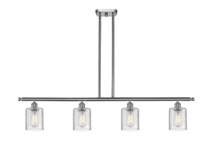 Cobbleskill - 4 Light - 48 inch - Brushed Satin Nickel - Cord hung - Island Light (516-4I-SN-G112-LED)
