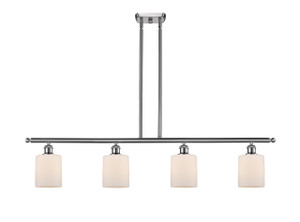 Cobbleskill - 4 Light - 48 inch - Brushed Satin Nickel - Cord hung - Island Light (516-4I-SN-G111)