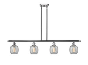 Belfast - 4 Light - 48 inch - Brushed Satin Nickel - Cord hung - Island Light (516-4I-SN-G104-LED)