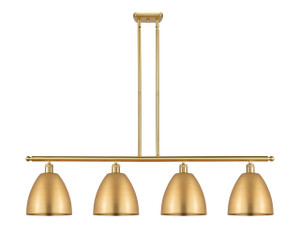 Bristol - 4 Light - 48 inch - Satin Gold - Cord hung - Island Light (516-4I-SG-MBD-9-SG-LED)