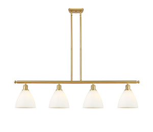 Bristol - 4 Light - 48 inch - Satin Gold - Cord hung - Island Light (516-4I-SG-GBD-751)