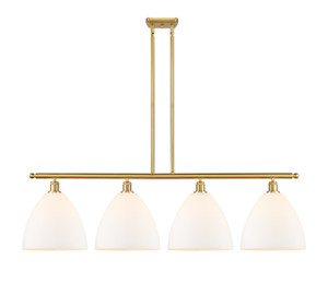 Bristol - 4 Light - 50 inch - Satin Gold - Cord hung - Island Light (516-4I-SG-GBD-121-LED)