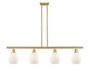 Eaton - 4 Light - 48 inch - Satin Gold - Cord hung - Island Light (516-4I-SG-G81-LED)