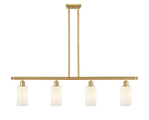 Clymer - 4 Light - 48 inch - Satin Gold - Cord hung - Island Light (516-4I-SG-G801-LED)