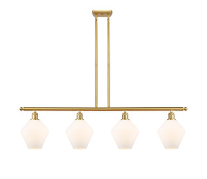 Cindyrella - 4 Light - 48 inch - Satin Gold - Cord hung - Island Light (516-4I-SG-G651-8)