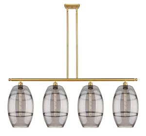 Vaz - 4 Light - 48 inch - Satin Gold - Cord hung - Island Light (516-4I-SG-G557-10SM)